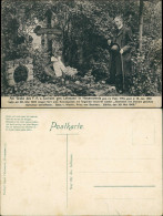 Ansichtskarte Hoyerswerda Wojerecy Am Grabe Des F.A. V. Sachsen 1909 - Hoyerswerda