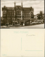 Postcard Stettin Szczecin Rathaus - Manzelbrunnen 1928 - Pommern