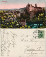 Ansichtskarte Sigmaringen Stadt Bahnstrecke 1912 - Sigmaringen