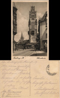 Ansichtskarte Freiburg Im Breisgau Schwabentor, Gasthof Zum Storchen 1927 - Freiburg I. Br.