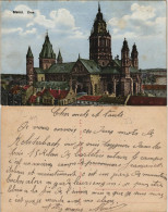 Ansichtskarte Mainz Dom Panorama Gesamtansicht 1920 - Mainz