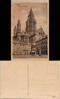 Ansichtskarte Mainz Dom, Leichplatz, Geschäft Franz Krosl 1920 - Mainz