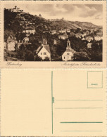 Ansichtskarte Niederlößnitz-Radebeul Berggaststätte Friedensburg Stadt 1928 - Radebeul