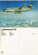 Ansichtskarte  Lufthansa Boeing Lufthansa B 737 Flugwesen - Flugzeuge 1978 - 1946-....: Ere Moderne