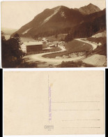 Ansichtskarte Mittenwald Straßenpartie - Fotokarte 1923 - Mittenwald