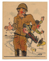 Illustrateur SORI - Roosevelt - Hitler - Féssée - Carte Humoristique - Guerres - Autres