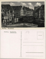 Ansichtskarte Nürnberg Fleischbrücke 1920 - Nuernberg