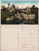Ansichtskarte Bochum Partie Im Stadtpark, Felsen-Landschaft 1910 - Bochum