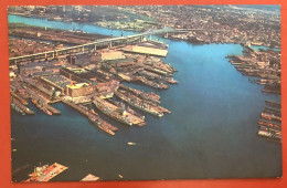 AERIAL VIEW OF BOSTON HARBOR (c692) - Boston