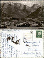 Ansichtskarte Oberstdorf (Allgäu) Panorama-Ansicht Blick Zu Den Alpen 1959 - Oberstdorf