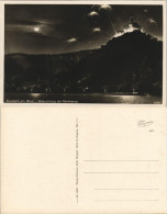 Ansichtskarte Braubach Rhein Partie Mit Beleuchtung Der Marksburg 1930 - Braubach