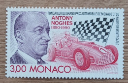 Monaco - YT N°1716 - Antony Noghès / Grand Prix Automobile / Rallye Automobile - 1990 - Neuf - Unused Stamps