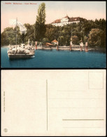 Insel Mainau-Konstanz Ortsansicht Mit Bodensee Dampfer Schiff 1910 - Konstanz