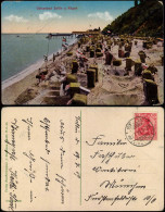 Ansichtskarte Sellin Strandleben - Brücke 1919 - Sellin