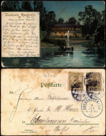 Ansichtskarte Mannheim Stadtpark, Pavillon Bei Nacht 1902  Gel. Div. Stempel - Mannheim