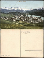 Ansichtskarte St. Moritz Ortspanorama Von St. Moritz Dorf 1910 - Autres & Non Classés