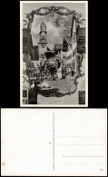 Ansichtskarte Mittenwald Freskogemälde Am Hotel Post 1932 - Mittenwald
