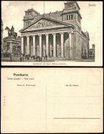 Ansichtskarte Aachen Stadttheater Mit Kaiser Wilhelm-Denkmal 1910 - Aachen