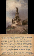 Ansichtskarte Rüdesheim (Rhein) National-Denkmal / Niederwalddenkmal 1925 - Ruedesheim A. Rh.