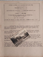 CONGRES NATIONAL AVIATION FRANCAISE 1946 DE 7 PAGES UTILISATION DE L'AVIATION DANS LES RECHERCHES - Avión