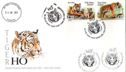 Vietnam   - 2022  -  International Tiger Conservation Forum - Vladivostok, Russia - FDC. - Roofkatten