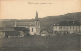 Pressins * Vue Sur L'église Et L'école Du Village - Autres & Non Classés