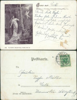 Ansichtskarte  Engel Angel Amor Frau - Liebesfrühling 1900  Gel. Stempel Celle - Unclassified