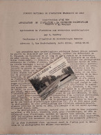 CONGRES NATIONAL AVIATION FRANCAISE 1946 DE 3 PAGES RECHERCHES ARCEOLOGIQUES - Avión