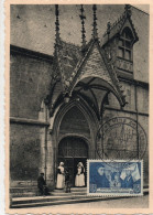 Carte Maxi  1943 : Hotel Dieu De Beaune - 1940-1949