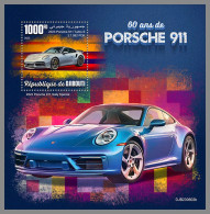 DJIBOUTI 2023 MNH 60 Years Porsche Cars Autos S/S – IMPERFORATED – DHQ2416 - Cars