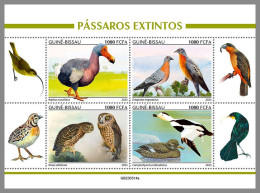 GUINEA-BISSAU 2023 MNH Extinct Birds Ausgestorbene Vögel M/S – IMPERFORATED – DHQ2416 - Préhistoriques