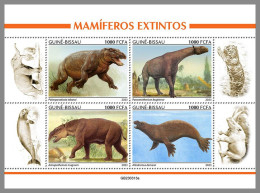 GUINEA-BISSAU 2023 MNH Extinct Mammals Ausgestorben Säugetiere M/S – IMPERFORATED – DHQ2416 - Prehistorisch