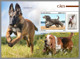 GUINEA-BISSAU 2023 MNH Dogs Hunde S/S – IMPERFORATED – DHQ2416 - Cani