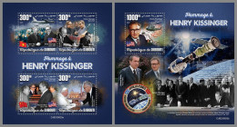 DJIBOUTI 2023 MNH Tribute To Henry Kissinger M/S+S/S – OFFICIAL ISSUE – DHQ2416 - Altri & Non Classificati