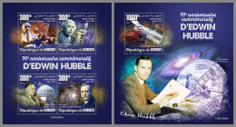 DJIBOUTI 2023 MNH Edwin Hubble Telescope M/S+S/S – OFFICIAL ISSUE – DHQ2416 - Africa