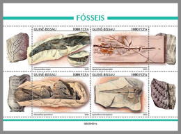 GUINEA-BISSAU 2023 MNH Fossils Fossilien M/S – OFFICIAL ISSUE – DHQ2416 - Fósiles