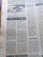 TRIBUNA ILLUSTRATA 1956 PONTOGLIO CATANZARO SIANO TOTO’ E PEPPINO DE FILIPPO - Otros & Sin Clasificación