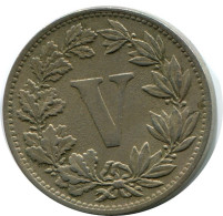 V(5)CENTAVOS 1882 MEXICO Moneda #AH394.5.E.A - México