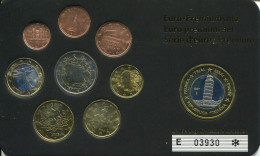 ITALIA ITALY 2002-2007 EURO SET + MEDAL UNC #SET1213.16.E.A - Italie