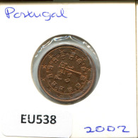 5 EURO CENTS 2002 PORTUGAL Moneda #EU538.E.A - Portogallo