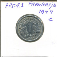 1 FRANC 1944 FRANCIA FRANCE Moneda #AN284.E.A - 1 Franc