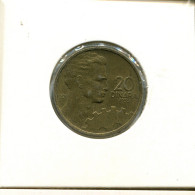 20 DINARA 1955 YUGOSLAVIA Coin #AR660.U.A - Jugoslavia
