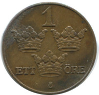 1 ORE 1910 SCHWEDEN SWEDEN Münze #AD369.2.D.A - Schweden