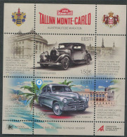 Estonia:Unused Block Tallinn Monte-Carlo, Electric Cars Marathon, 2018, MNH - Estonie