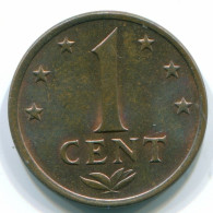 1 CENT 1976 NETHERLANDS ANTILLES Bronze Colonial Coin #S10688.U.A - Antilles Néerlandaises