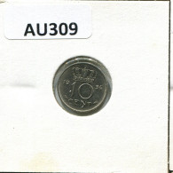 10 CENT 1954 NEERLANDÉS NETHERLANDS Moneda #AU309.E.A - 1948-1980: Juliana