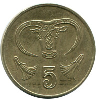 5 CENTS 1994 ZYPERN CYPRUS Münze #AP315.D.A - Chipre