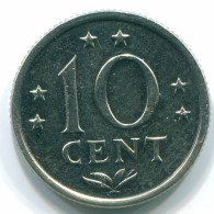 10 CENTS 1971 NETHERLANDS ANTILLES Nickel Colonial Coin #S13403.U.A - Niederländische Antillen