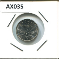 1/2 FRANC 1972 FRANCIA FRANCE Moneda #AX035.E.A - 1/2 Franc