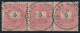 1898. Black Number Krajcar 5kr Stamps, CSONGRAD-MAGOCS - ...-1867 Prefilatelia